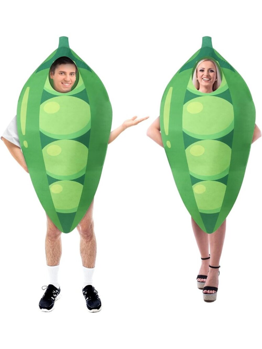 Couples Halloween Costumes Set - 2Pcs Adult Outfits for Cosplay & Dress Up